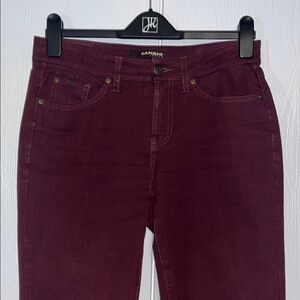 Cambio Norah Slim Burgundy Jeans